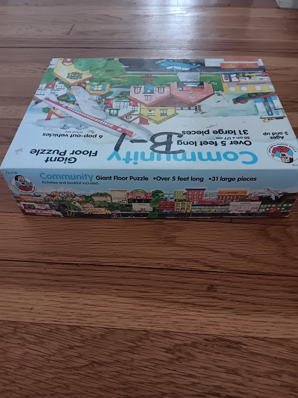 Community City Floor Puzzle  - Colorful Kids Toy